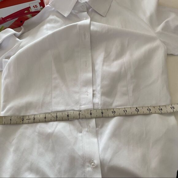 LNK Landscape buttons down mini tunic dress S - Picture 10 of 11